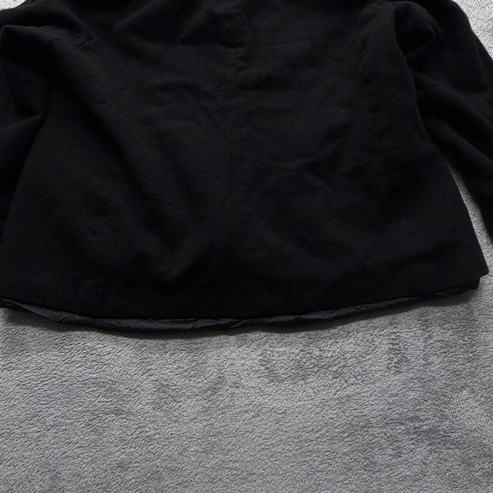L.L. Bean Women's Black Cashmere Wool Blend Blazer Jacket - Picture 9 of 10